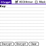 CCrypt Screen
